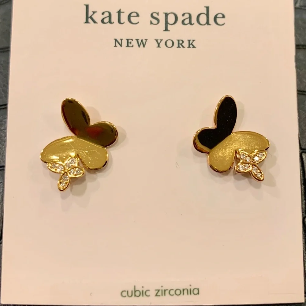 kate spade ♠️ NY in a flutter 🦋 stud earrings